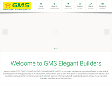 Tablet Screenshot of gmselegantbuilders.com